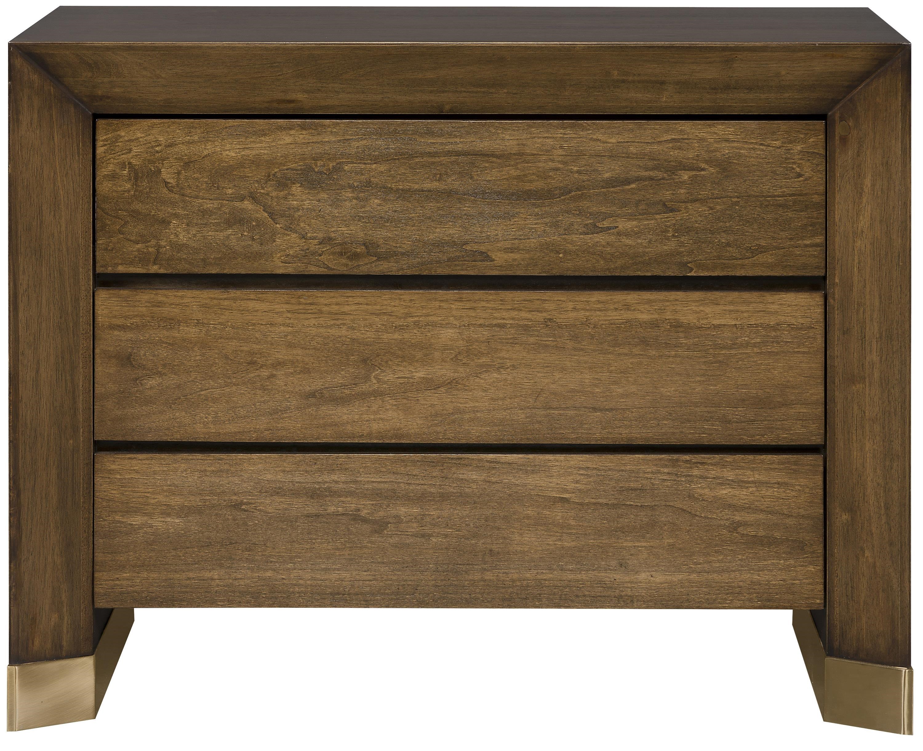 Vanguard Furniture Dune Bedroom P801L-UV Dune Nightstand Three Drawer ...